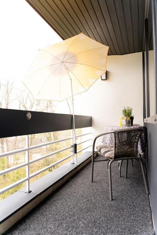 Ferienhaus Schoene Aussicht Ferienwohnung Gelb Hemfurth-Edersee Dış mekan fotoğraf